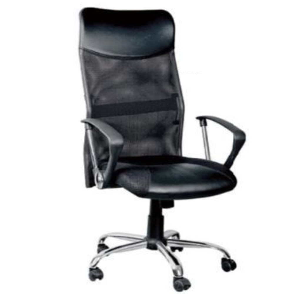 Cadeira Para Escritório SLIM Presidente | Assento Estofado, Base Cromada - Cadeira Home Office SUPER OFERTA! MX-744P
